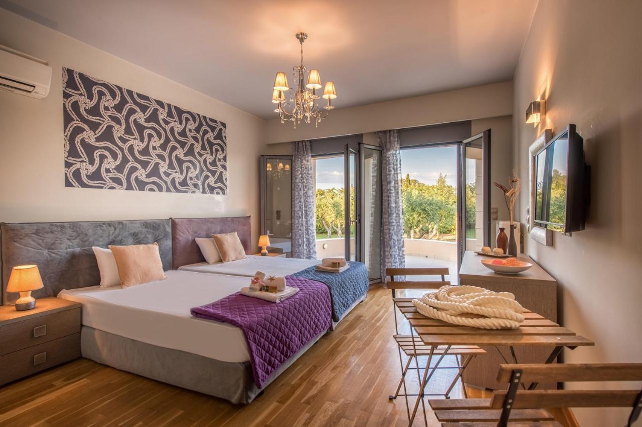 Astarte Villas - Istar Villa With Tennis Court Makhairádhon Exteriér fotografie