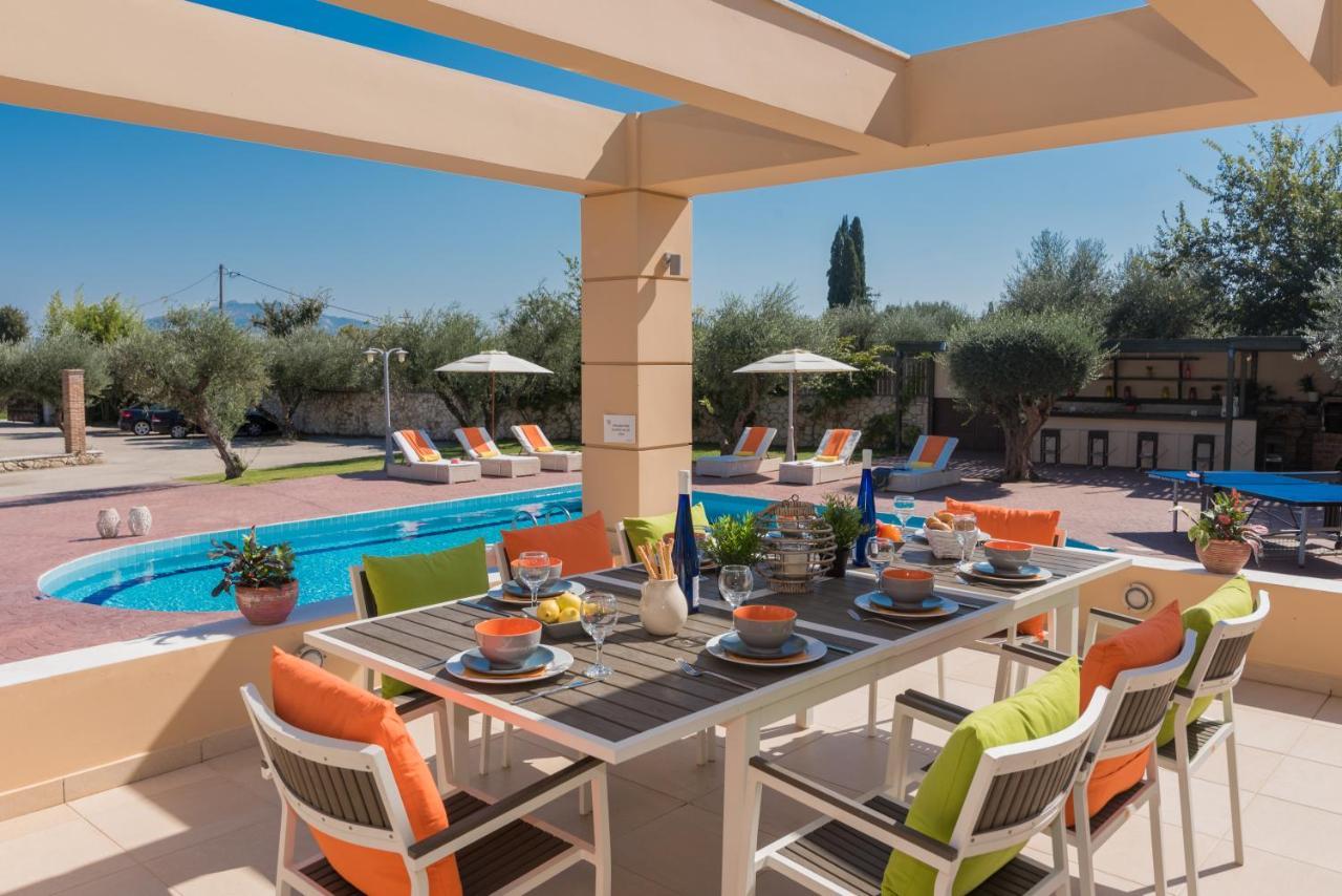 Astarte Villas - Istar Villa With Tennis Court Makhairádhon Exteriér fotografie